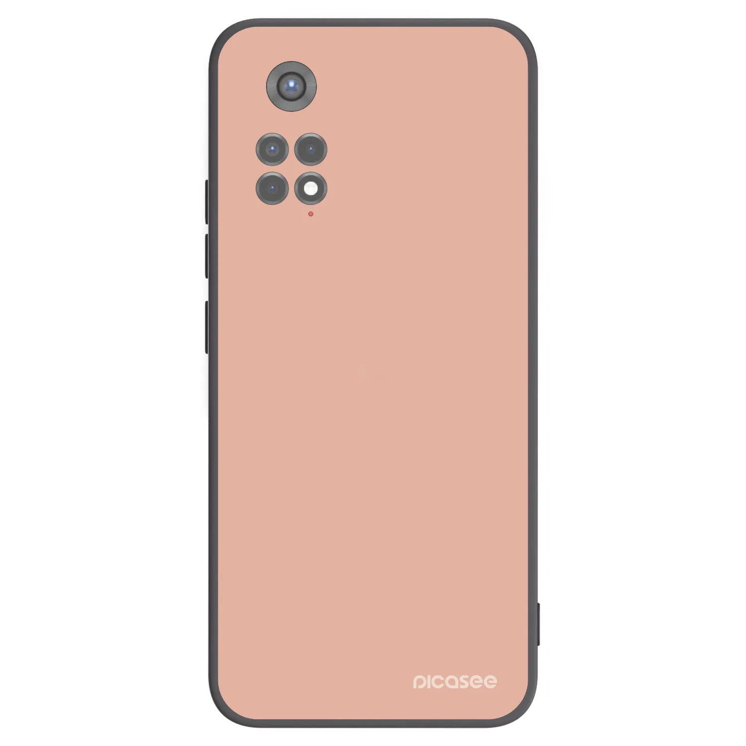 Picasee crna silikonska maskica za Xiaomi Redmi Note 11S 5G - Lullaby