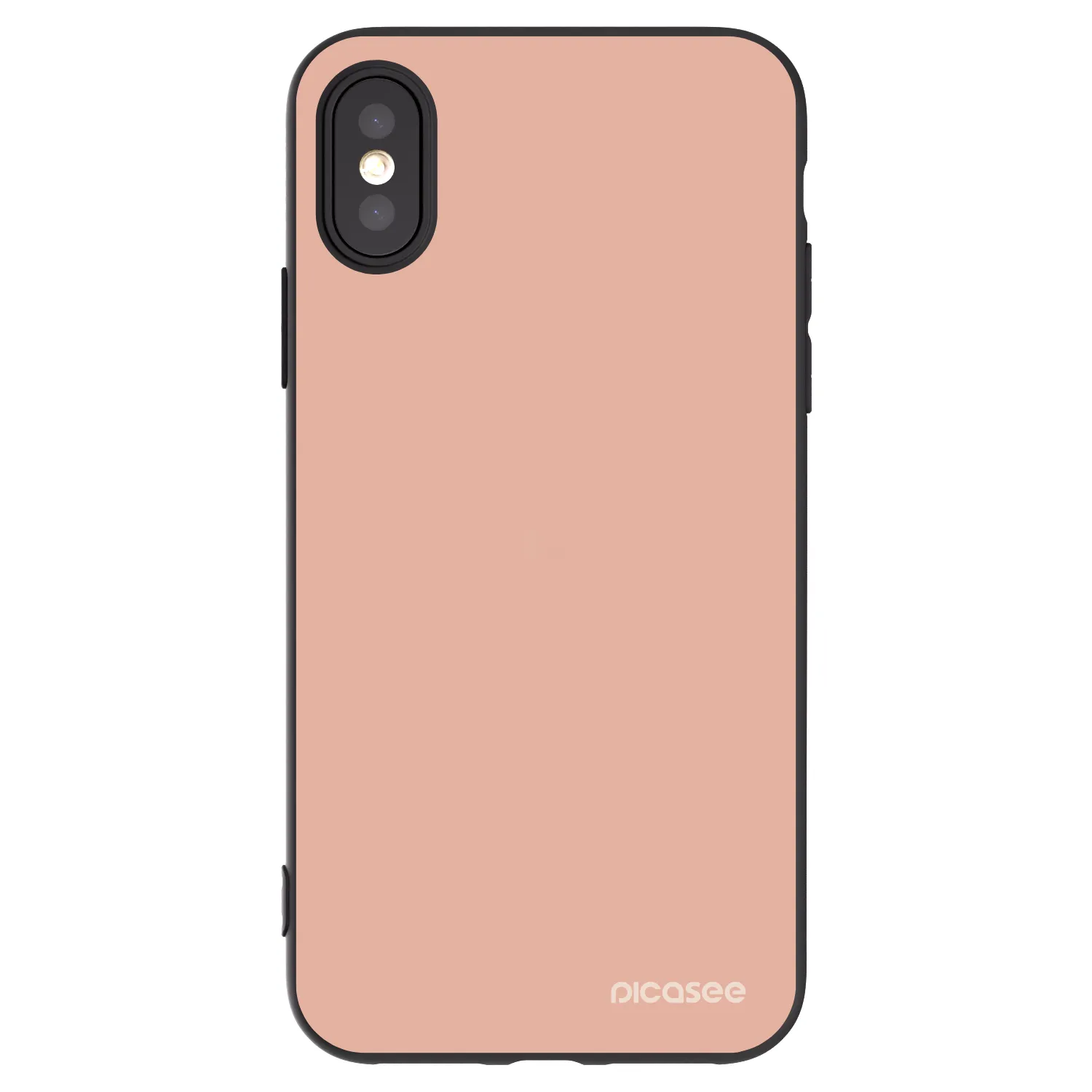 Picasee crna silikonska maskica za Apple iPhone X/XS - Lullaby