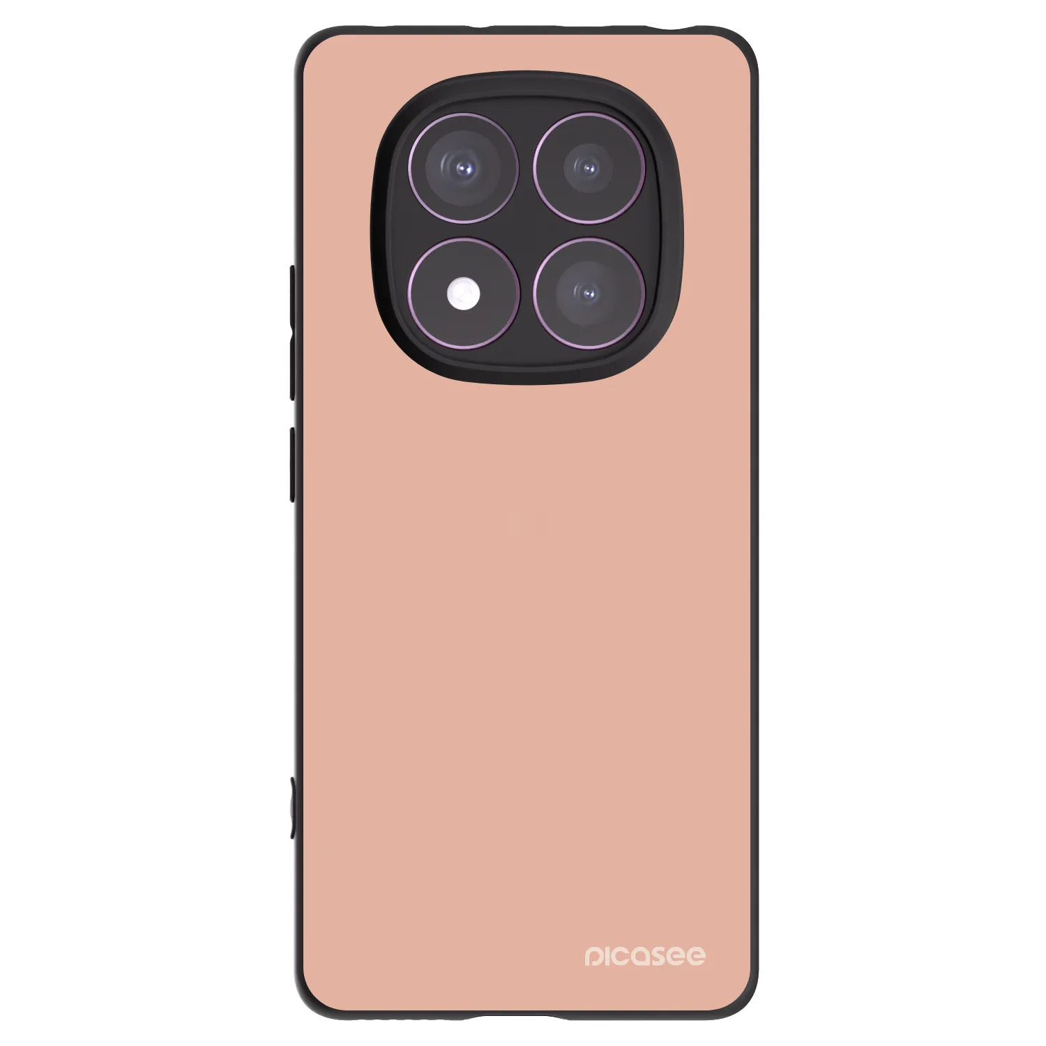 Picasee crna silikonska maskica za Xiaomi Redmi Note 14 Pro 4G - Lullaby