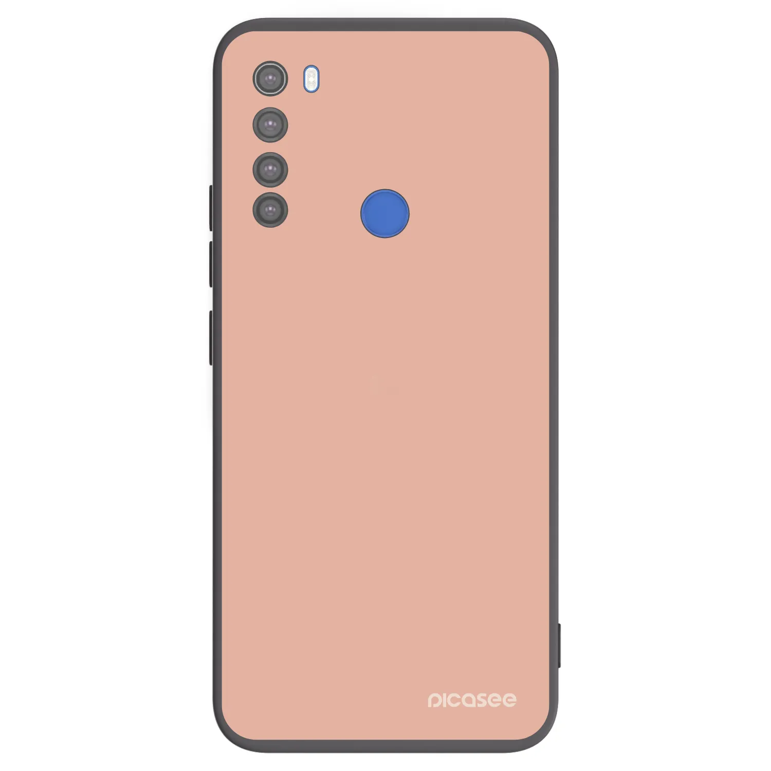 Picasee crna silikonska maskica za Xiaomi Redmi Note 8T - Lullaby