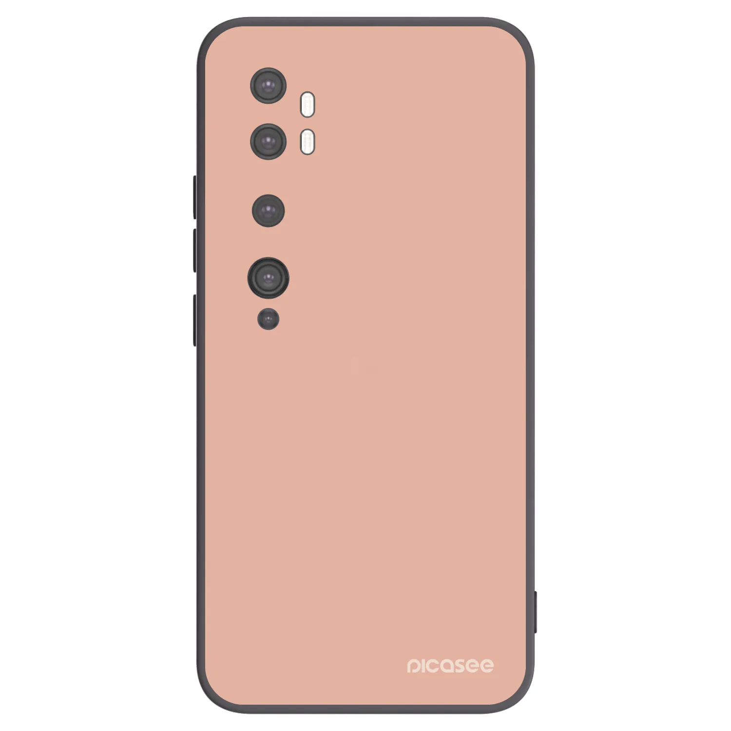 Picasee crna silikonska maskica za Xiaomi Mi Note 10 (Pro) - Lullaby