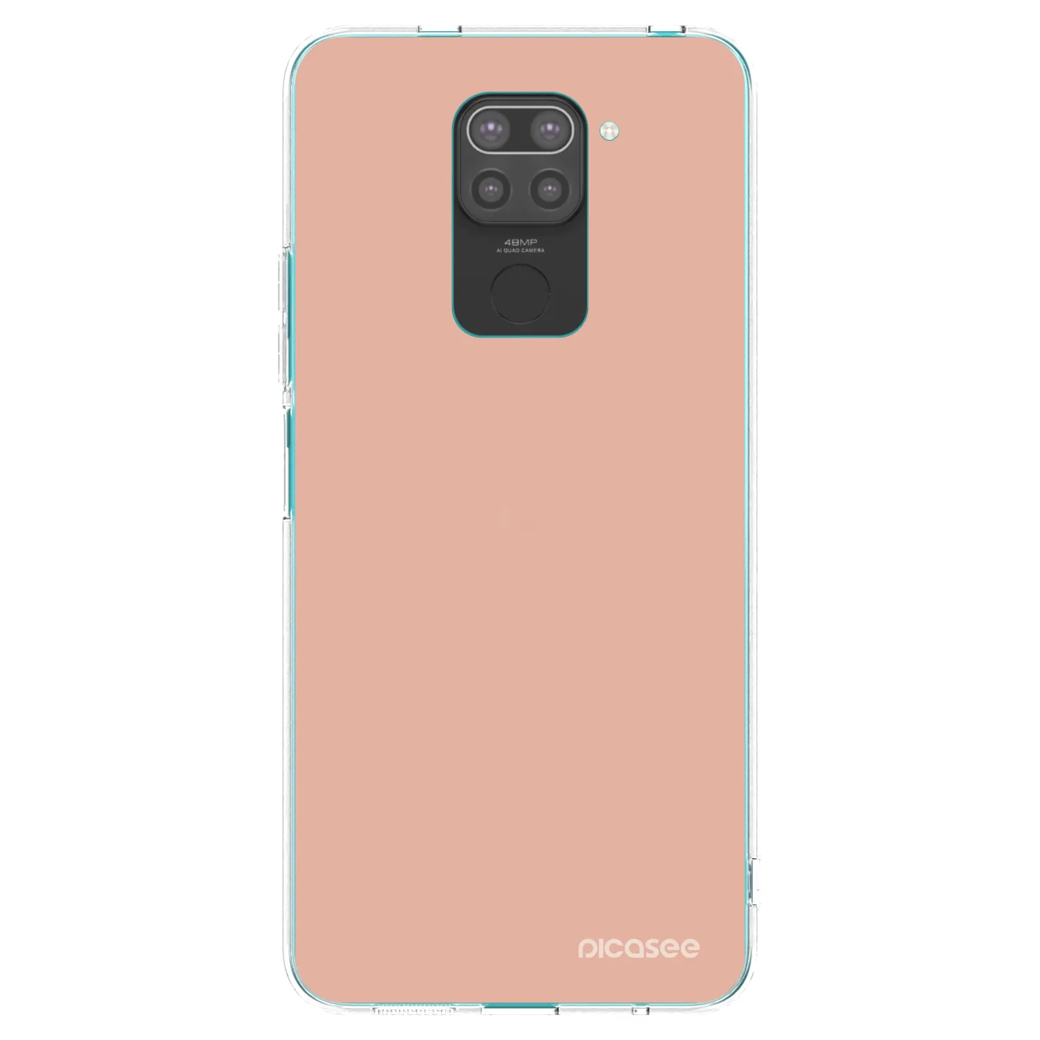 Picasee crna silikonska maskica za Xiaomi Redmi Note 9 - Lullaby