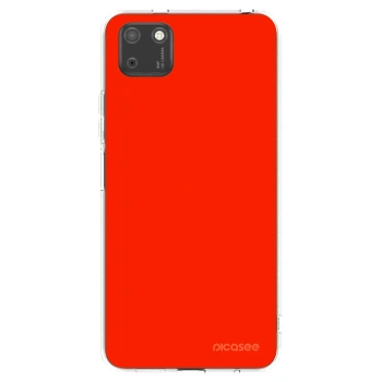 Picasee silikonska prozirna maskica za Huawei Y5P - Maranello Red