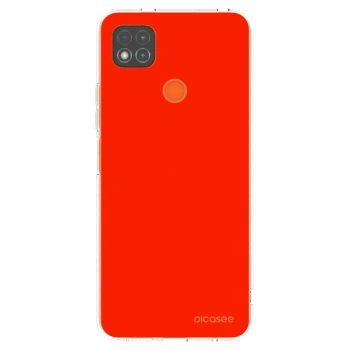 Picasee silikonska prozirna maskica za Xiaomi Redmi 9C - Maranello Red