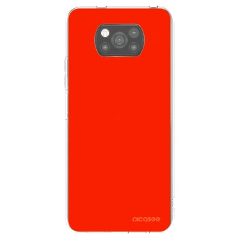 Picasee crna silikonska maskica za Xiaomi Poco X3 - Maranello Red