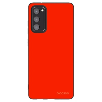Picasee crna silikonska maskica za Samsung Galaxy S20 FE - Maranello Red