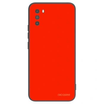 Picasee crna silikonska maskica za Xiaomi Poco M3 - Maranello Red