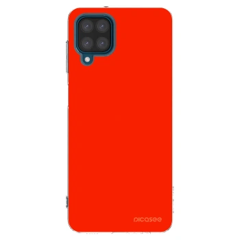 Picasee silikonska prozirna maskica za Samsung Galaxy A12 A125F - Maranello Red