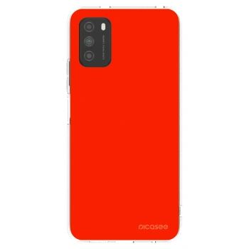 Picasee silikonska prozirna maskica za Xiaomi Poco M3 - Maranello Red