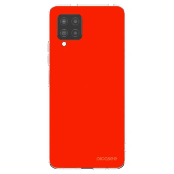 Picasee silikonska prozirna maskica za Samsung Galaxy A42 A426B - Maranello Red