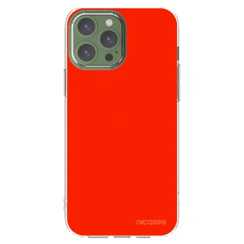 Picasee silikonska prozirna maskica za Apple iPhone 13 Pro Max - Maranello Red