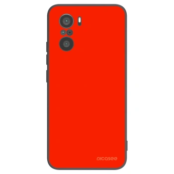 Picasee crna silikonska maskica za Xiaomi Poco F3 - Maranello Red
