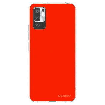 Picasee silikonska prozirna maskica za Xiaomi Redmi Note 10 5G - Maranello Red