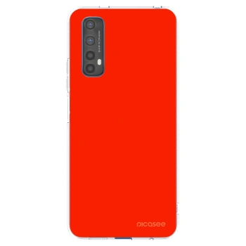 Picasee silikonska prozirna maskica za Realme 7 - Maranello Red