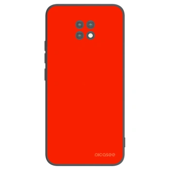 Picasee crna silikonska maskica za Xiaomi Redmi Note 9T - Maranello Red