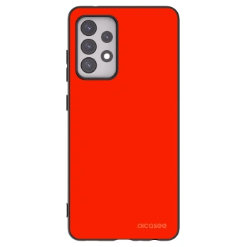 Picasee crna silikonska maskica za Samsung Galaxy A52s 5G A528B - Maranello Red
