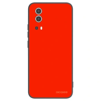 Picasee crna silikonska maskica za Vivo Y72 5G - Maranello Red