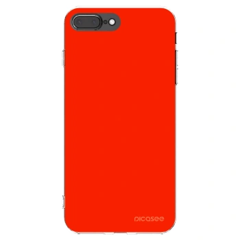 Picasee silikonska prozirna maskica za Apple iPhone 7 Plus - Maranello Red