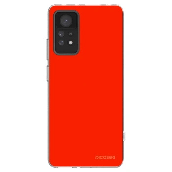 Picasee silikonska prozirna maskica za Xiaomi Redmi Note 11 Pro - Maranello Red