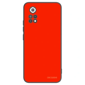 Picasee crna silikonska maskica za Xiaomi Poco X4 Pro 5G - Maranello Red