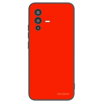 Picasee crna silikonska maskica za Vivo V23 5G - Maranello Red