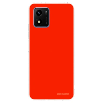 Picasee silikonska prozirna maskica za Vivo Y01 - Maranello Red