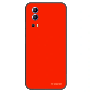 Picasee crna silikonska maskica za Vivo Y52 5G - Maranello Red