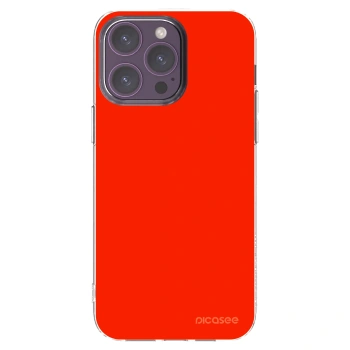 Picasee silikonska prozirna maskica za Apple iPhone 14 Pro Max - Maranello Red
