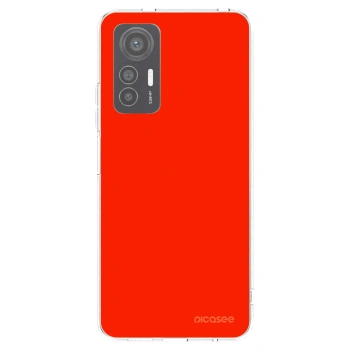 Picasee silikonska prozirna maskica za Xiaomi 12 Lite - Maranello Red
