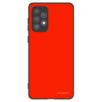 Picasee crna silikonska maskica za Samsung Galaxy A73 5G - Maranello Red