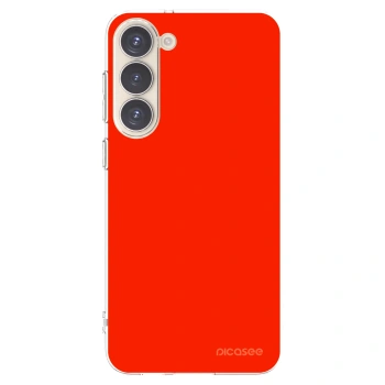 Picasee silikonska prozirna maskica za Samsung Galaxy S23+ 5G - Maranello Red
