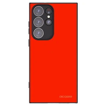 Picasee crna silikonska maskica za Samsung Galaxy S23 Ultra 5G - Maranello Red