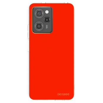 Picasee crna silikonska maskica za Xiaomi Poco X5 Pro - Maranello Red