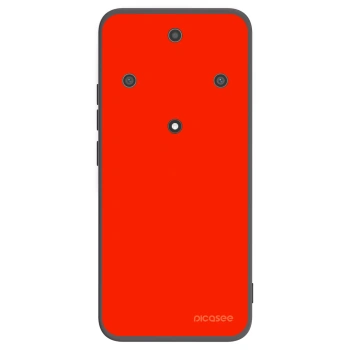 Picasee crna silikonska maskica za Honor Magic5 Lite 5G - Maranello Red