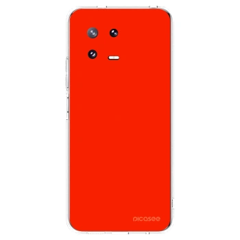 Picasee silikonska prozirna maskica za Xiaomi 13 Pro - Maranello Red