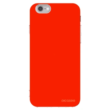 Picasee silikonska prozirna maskica za Apple iPhone 6/6S - Maranello Red