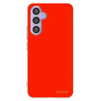 Picasee silikonska prozirna maskica za Samsung Galaxy A54 5G A546B - Maranello Red