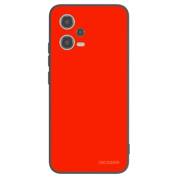 Picasee crna silikonska maskica za Xiaomi Redmi Note 12 5G - Maranello Red