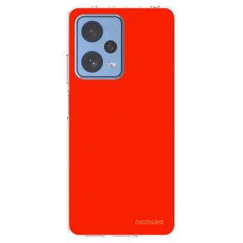 Picasee silikonska prozirna maskica za Xiaomi Redmi Note 12 Pro 5G - Maranello Red