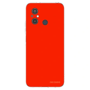 Picasee silikonska prozirna maskica za Xiaomi Redmi 12C - Maranello Red