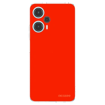 Picasee silikonska prozirna maskica za Xiaomi Poco F5 - Maranello Red