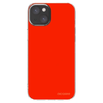 Picasee silikonska prozirna maskica za Apple iPhone 15 Plus - Maranello Red