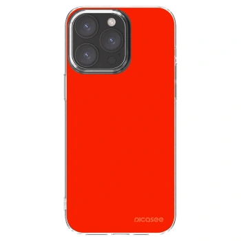 Picasee silikonska prozirna maskica za Apple iPhone 15 Pro Max - Maranello Red