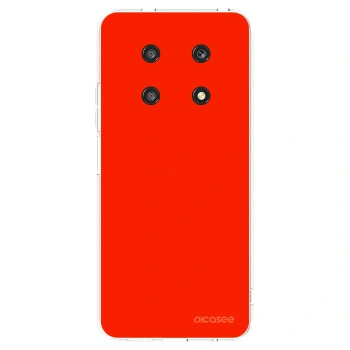 Picasee silikonska prozirna maskica za Honor Magic4 Lite 5G - Maranello Red