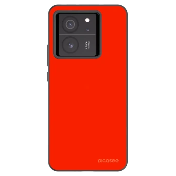 Picasee crna silikonska maskica za Xiaomi 13T Pro - Maranello Red