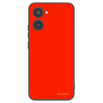 Picasee crna silikonska maskica za Realme 10 4G - Maranello Red