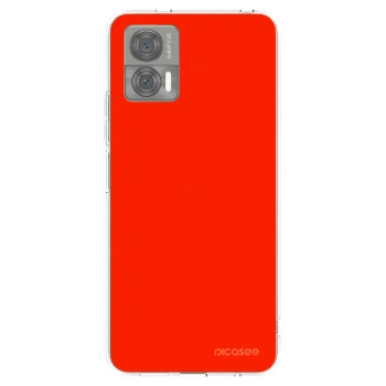 Picasee silikonska prozirna maskica za Motorola Edge 30 Neo - Maranello Red
