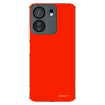 Picasee silikonska prozirna maskica za Xiaomi Redmi 13C 4G - Maranello Red