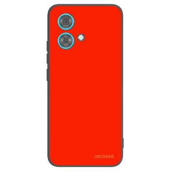 Picasee crna silikonska maskica za Motorola Edge 40 Neo - Maranello Red