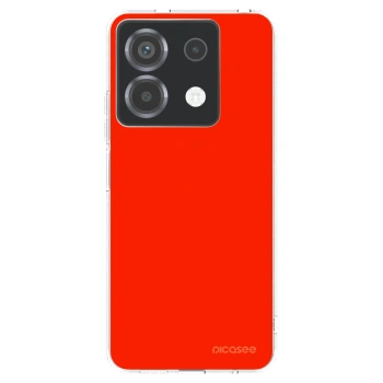 Picasee silikonska prozirna maskica za Xiaomi Poco X6 - Maranello Red